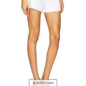 Abrand Women's White Jean Shorts